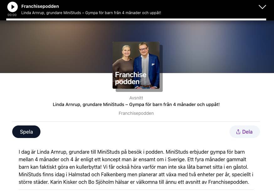 miniStuds på franchisepodden
